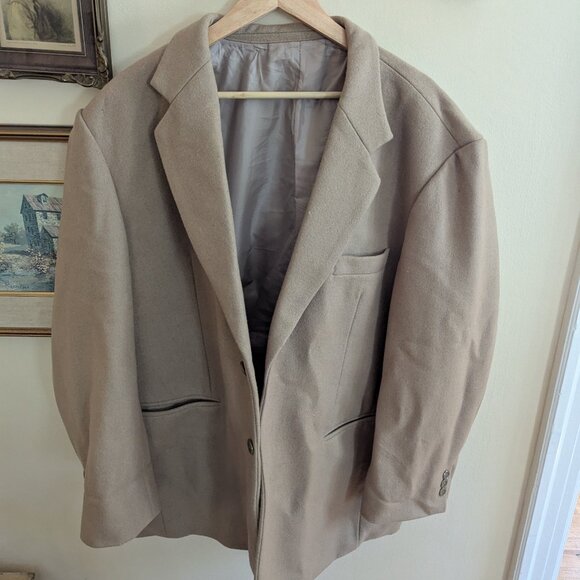Khaki Oversized Blazer (Vintage) - Picture 1 of 5